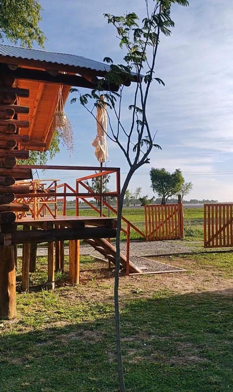 Cabana Puesta Del Sol Chascomus Bagian luar foto