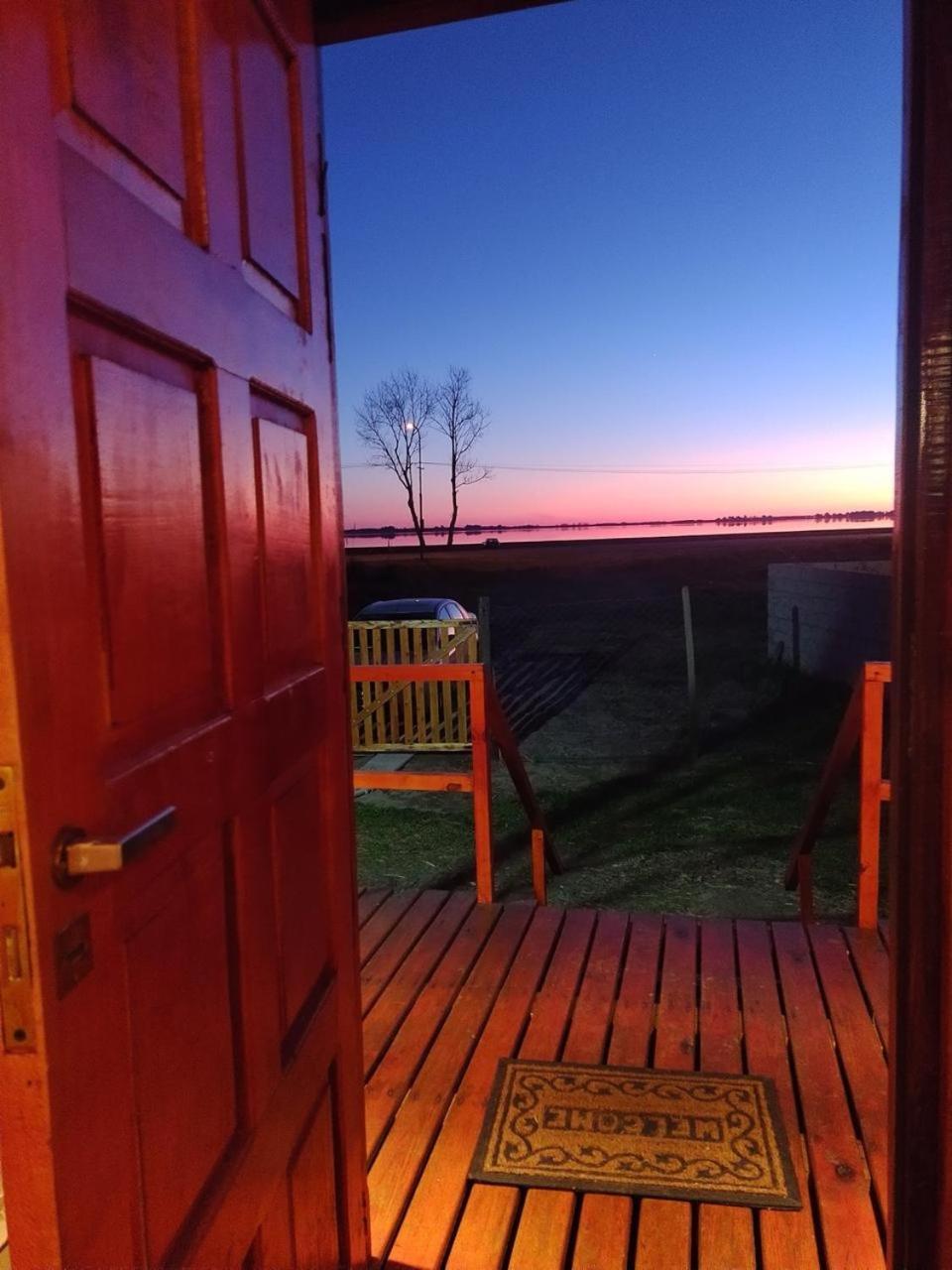 Cabana Puesta Del Sol Chascomus Bagian luar foto
