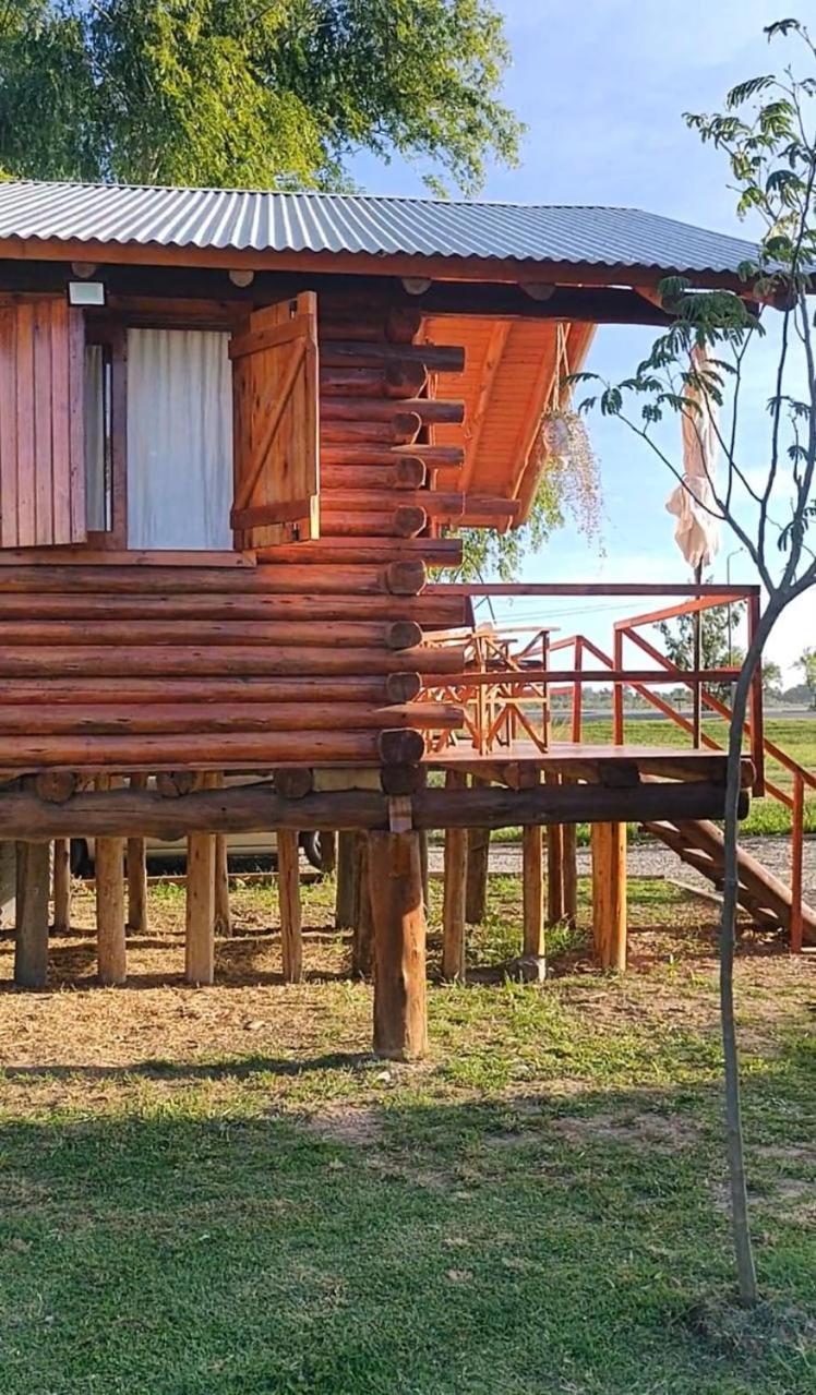Cabana Puesta Del Sol Chascomus Bagian luar foto