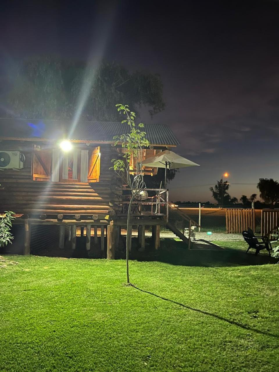 Cabana Puesta Del Sol Chascomus Bagian luar foto
