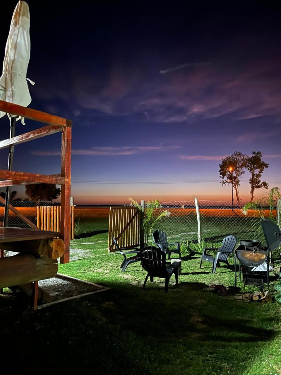 Cabana Puesta Del Sol Chascomus Bagian luar foto