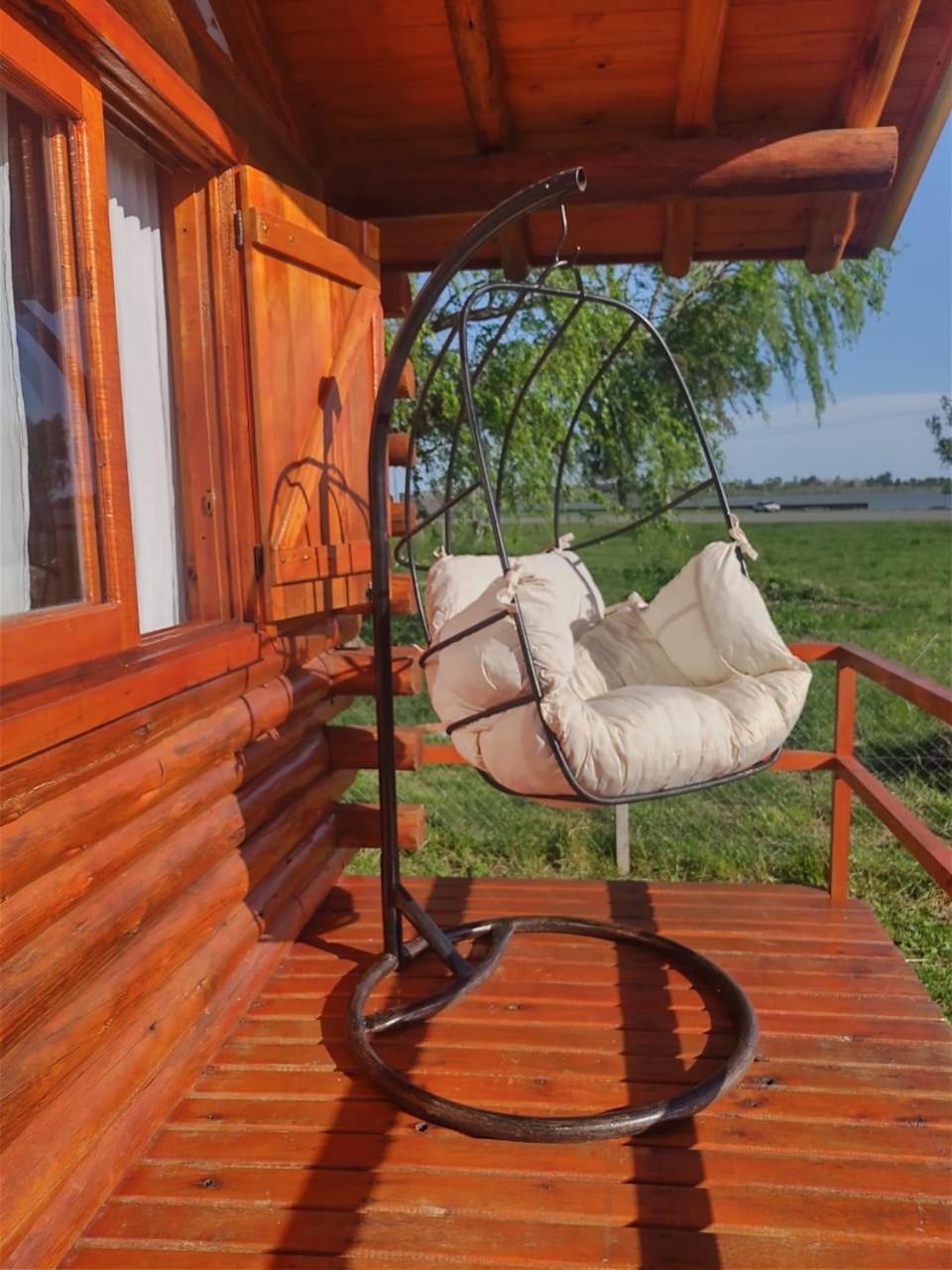 Cabana Puesta Del Sol Chascomus Bagian luar foto